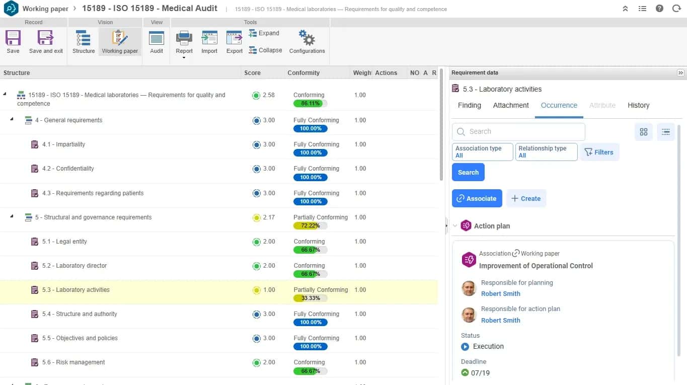 Simplifique la gestión de acreditaciones y requisitos regulatorios