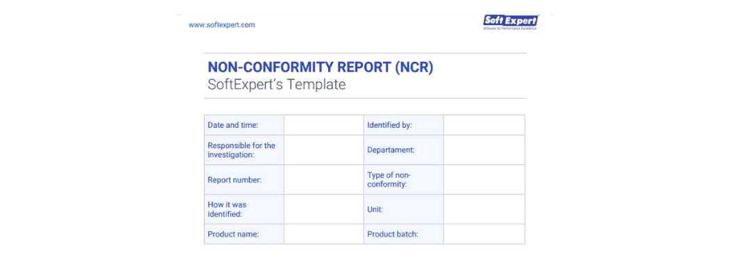 SoftExpert-non-conformity-report-template