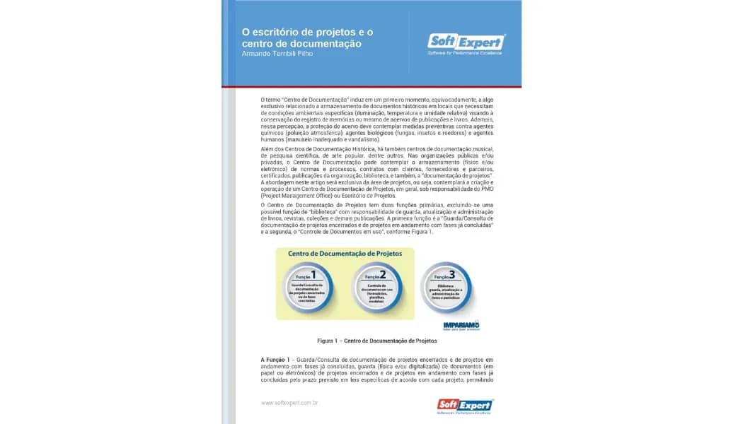 O escritório de projetos e o centro de documentação.webp