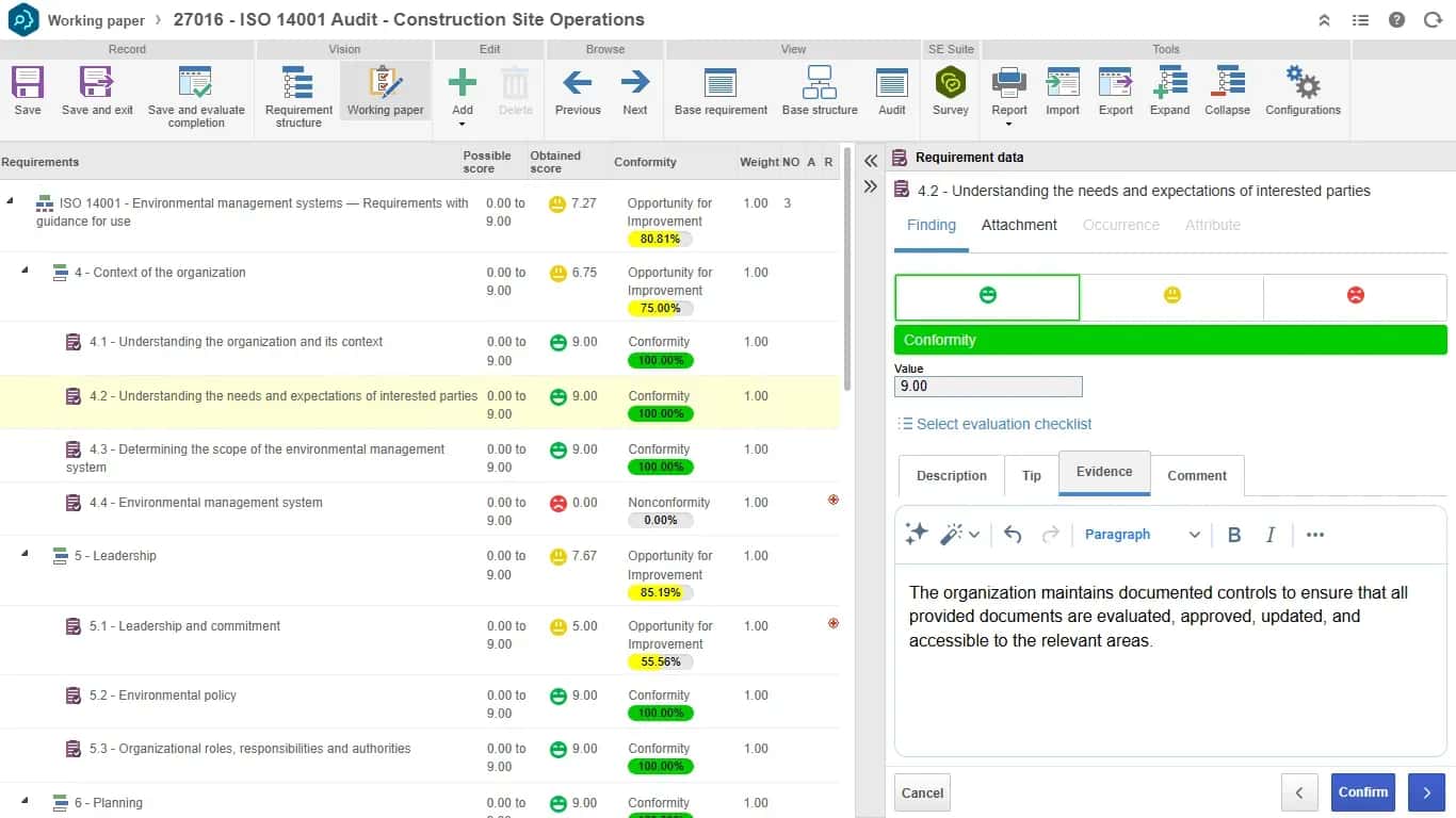 Improve compliance and audit execution across projects