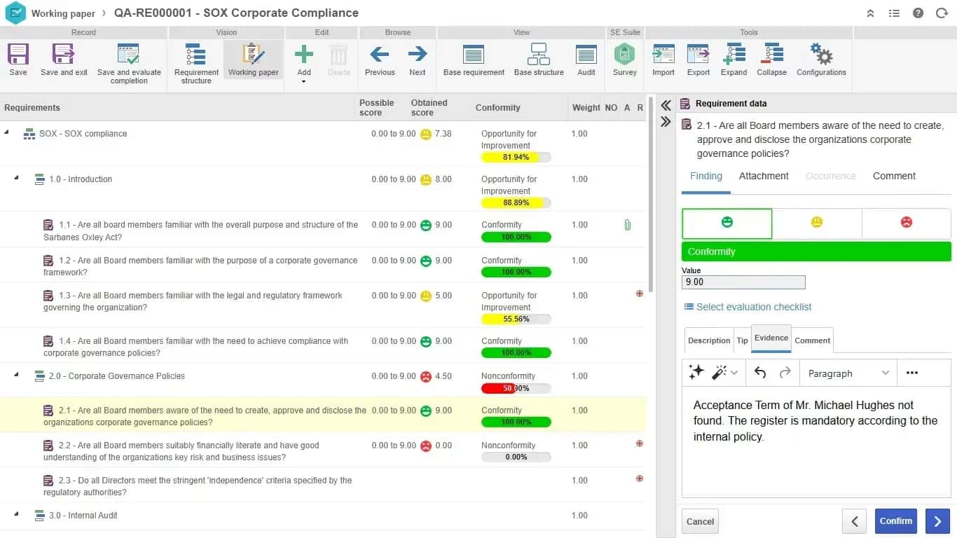 Strengthen audits with greater control and efficiency