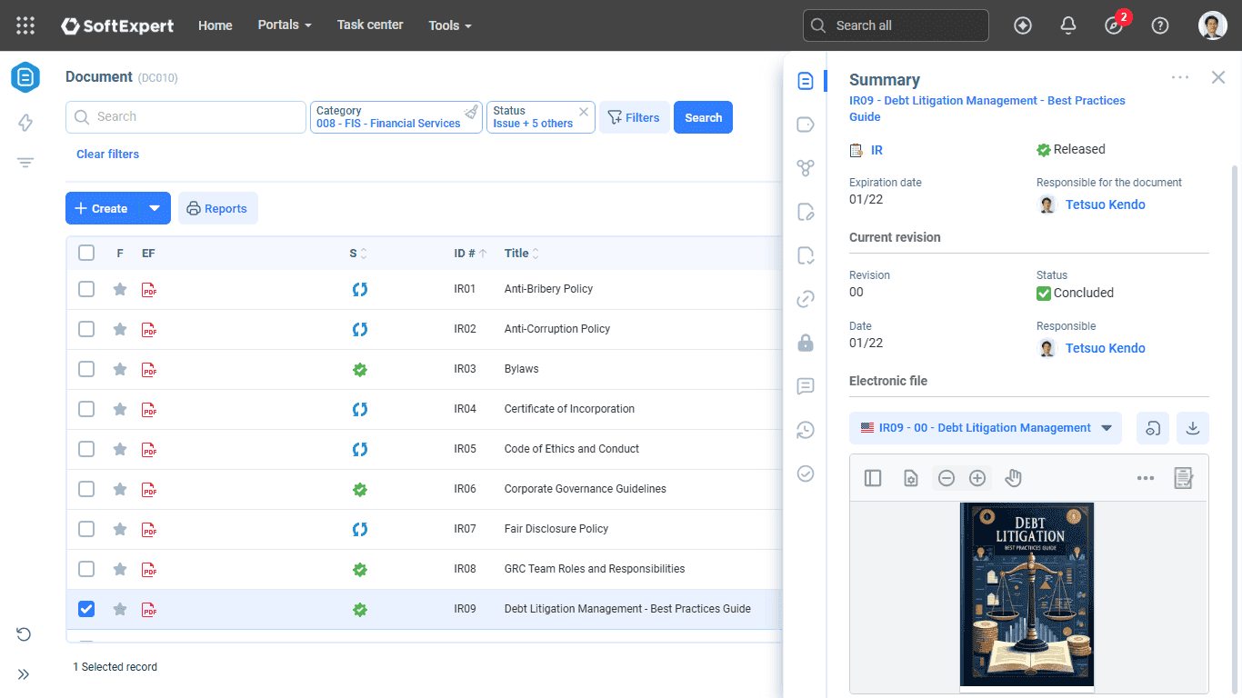 Centralize documents and strengthen information governance