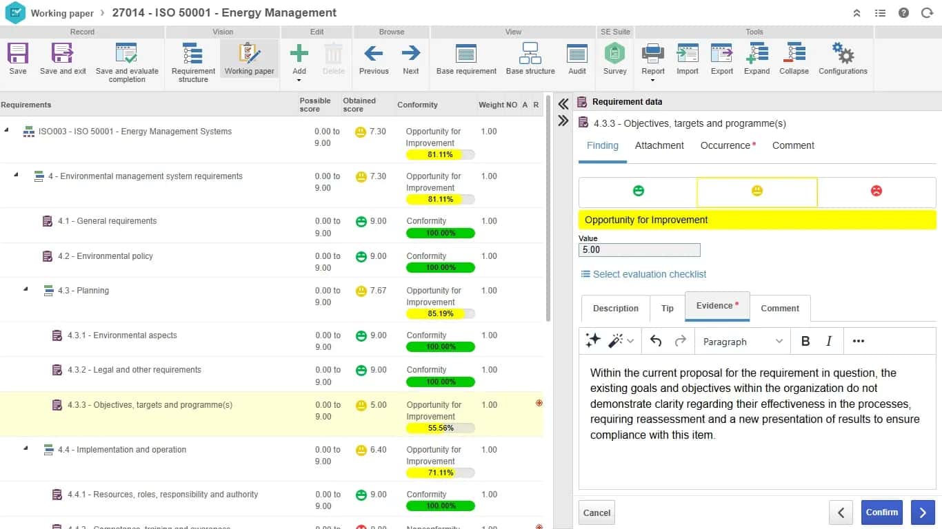 Simple, agile and 100% traceable audits.