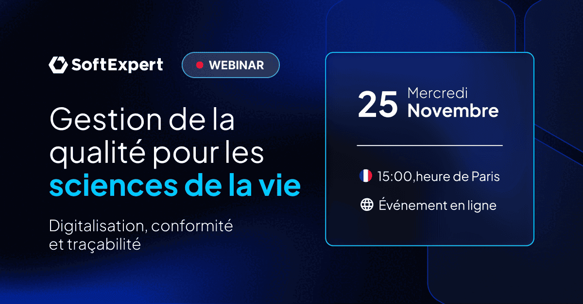 Webinar: Gestão da Qualidade em Life Sciences