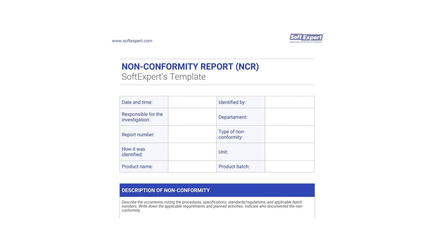 EXCLUSIVE Non-Conformity Report Template.webp