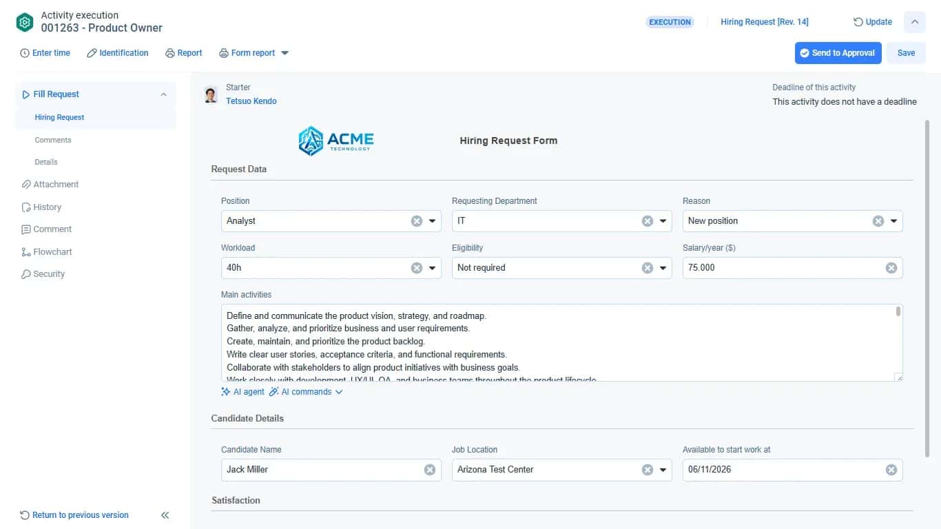 Optimize the hiring process