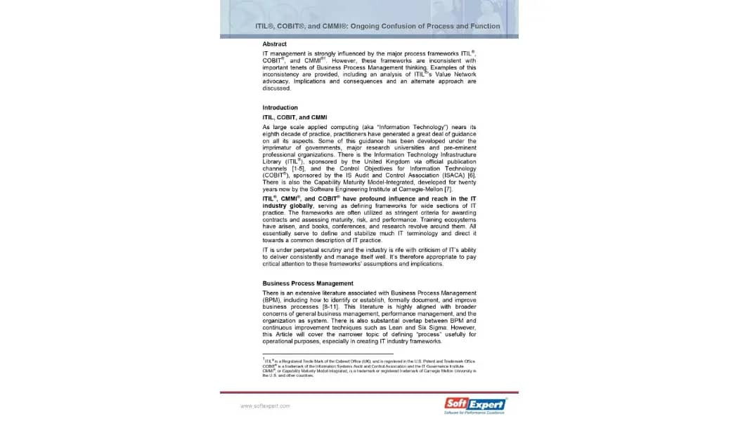 ITIL®, COBIT® and CMMI® Ongoing Confusion of Process and Function 1.webp