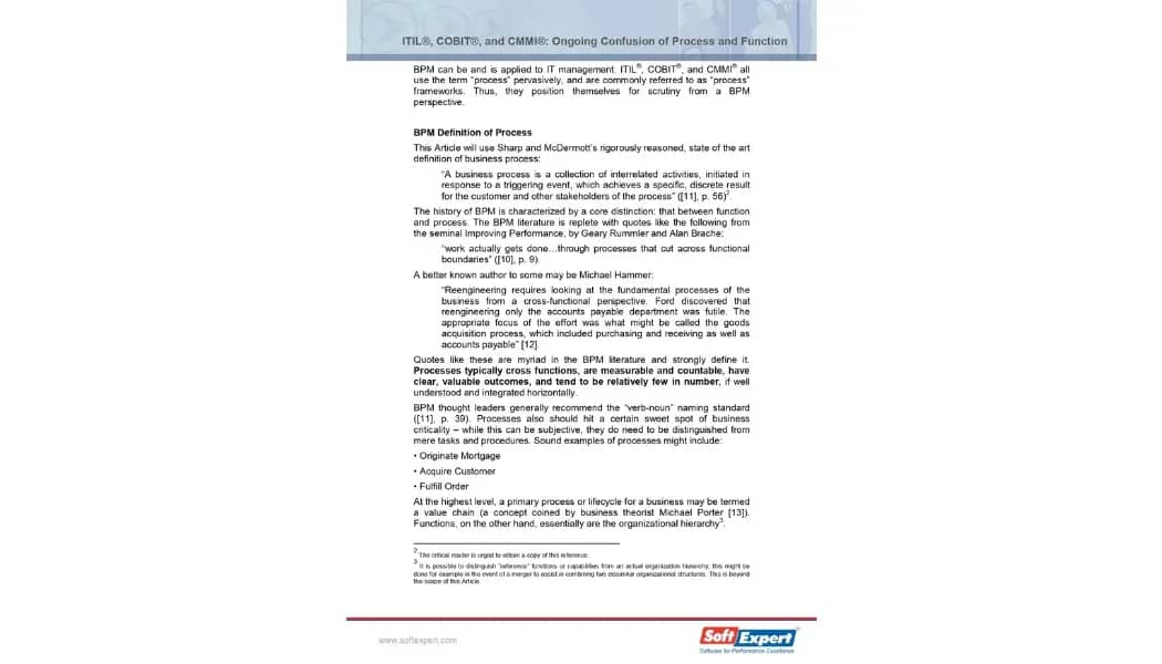 ITIL®, COBIT® and CMMI® Ongoing Confusion of Process and Function 2.webp