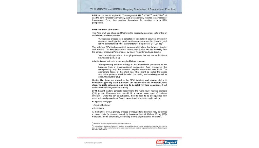 ITIL®, COBIT® and CMMI® Ongoing Confusion of Process and Function 2.webp