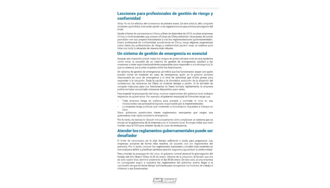 La gestión de riesgos durante la epidemia de coronavirus 1.webp