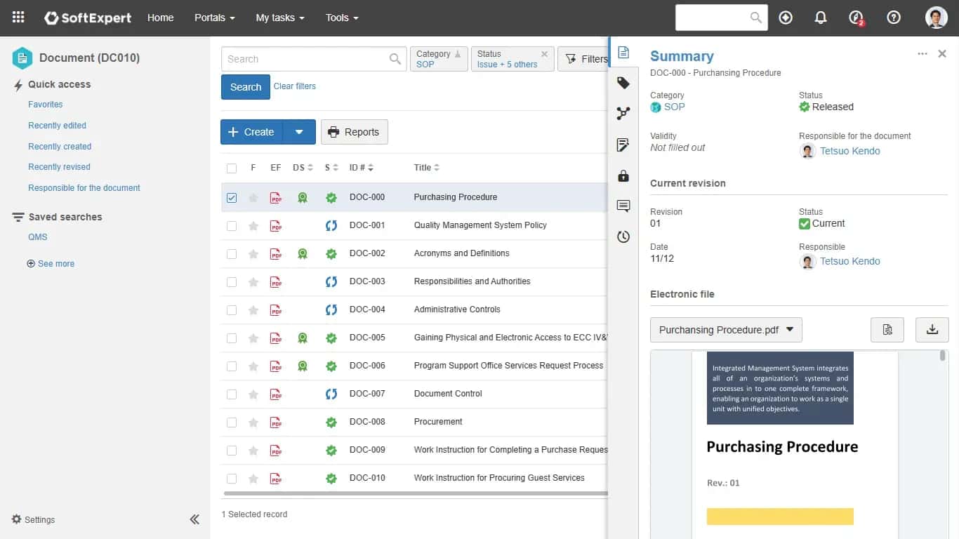 Prenez le contrôle total de la documentation IMS grâce à la normalisation, à la traçabilité et à la conformité