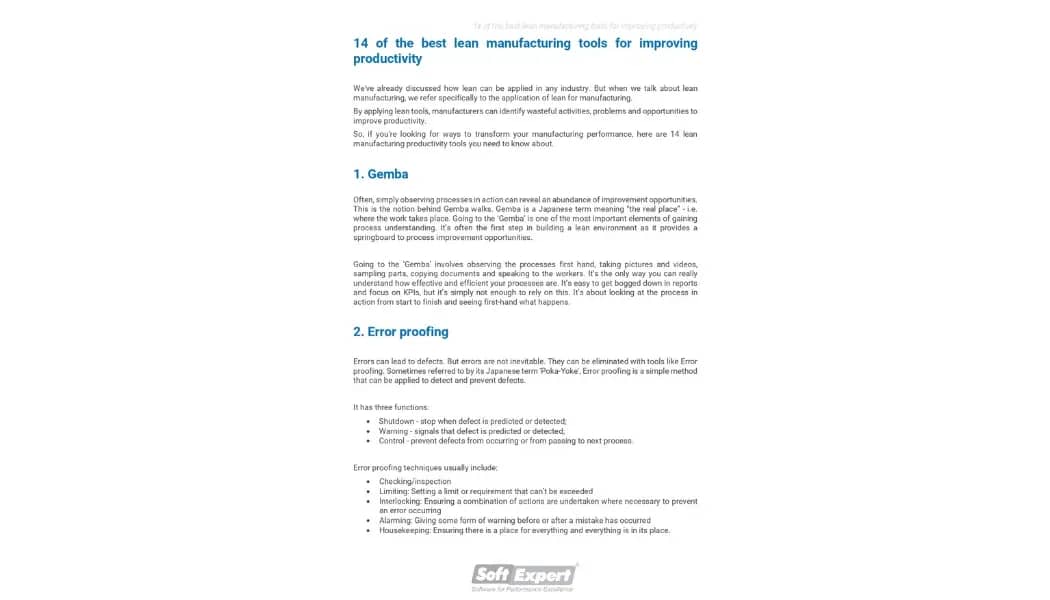 14 of the Best Lean Manufacturing Tools for Improving Productivity 1.webp